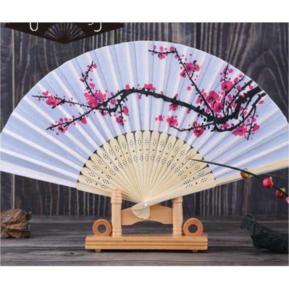 Bamboo Hand Holding Fans