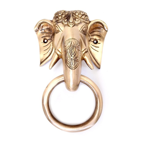 Tuskar Ganesha Brass Door Knocker