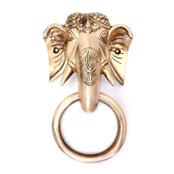 Tuskar Ganesha Brass Door Knocker