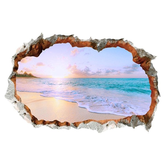 Ocean Beach Wall Stickers