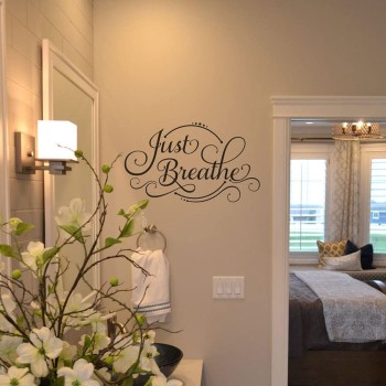 Just Breathe Yoga Stickers