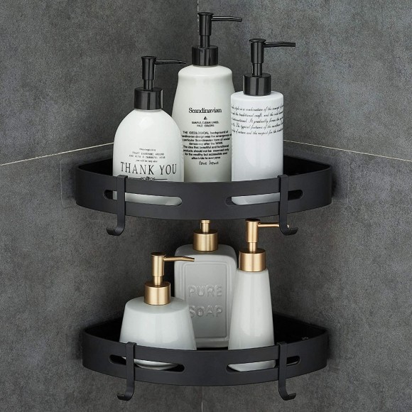 Aluminium Bathroom Corner Shelf