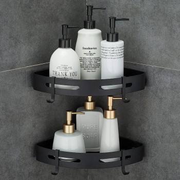 Aluminium Bathroom Corner Shelf