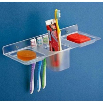 Multipurpose Double Soap Stand