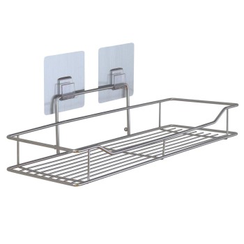 Silver Chrome Bathroom Shelves Rack