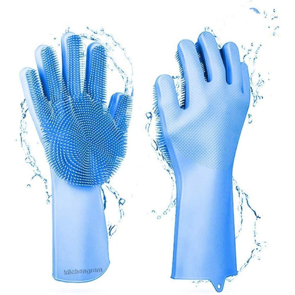 Reusable Dishwashing Cleaning Gloves