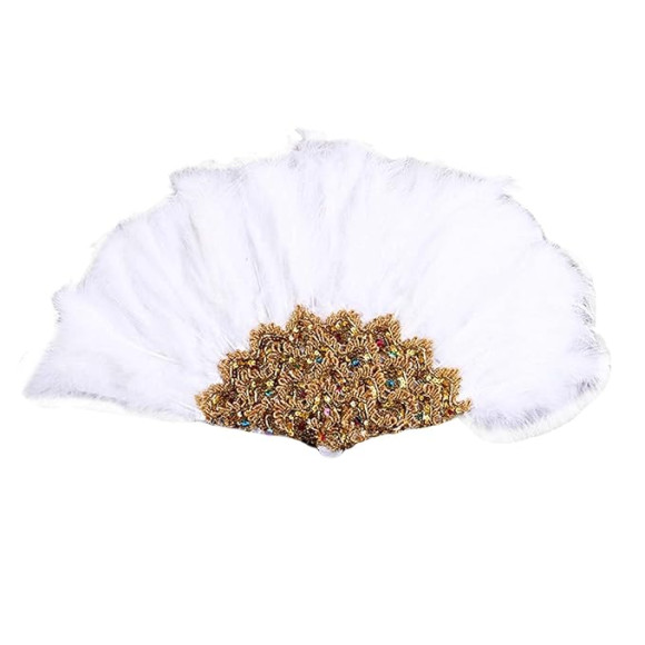Bride Feather Decorative Fan