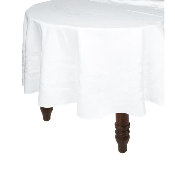 Linen Double Damask Tablecloth
