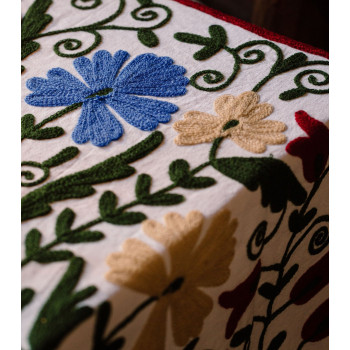Hand Embroidered Table Runner