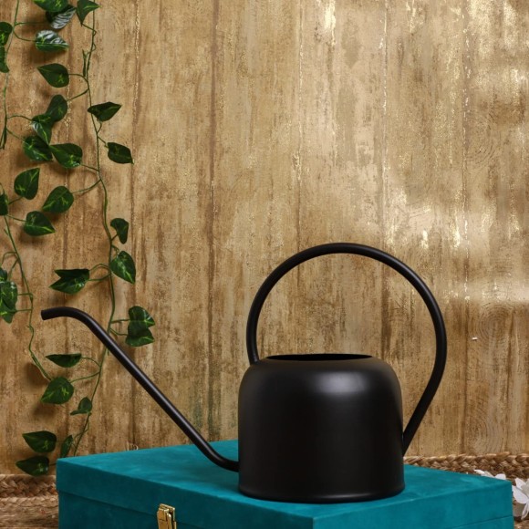 Black Texture Plant Watering Can