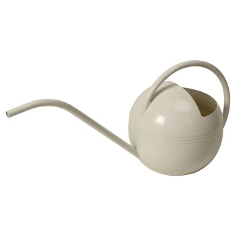 Metal Cream Color Watering Can
