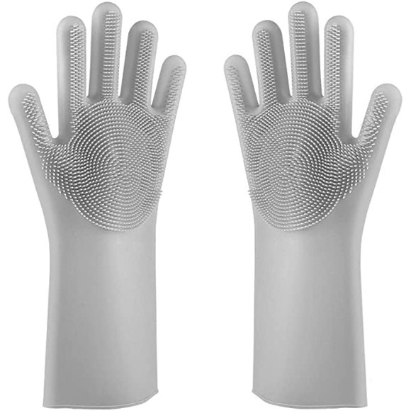 Grey Cleaning Gloves