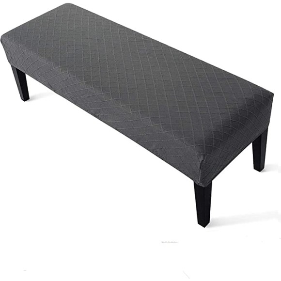High Stretch Jacquard Dining Bench Cover