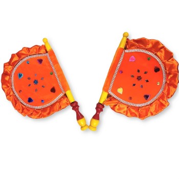 Velvet Cloth Hand Made Fan